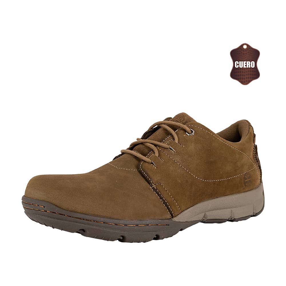 Zapato De Cuero Brezo Khaki London Adixt image number 0.0