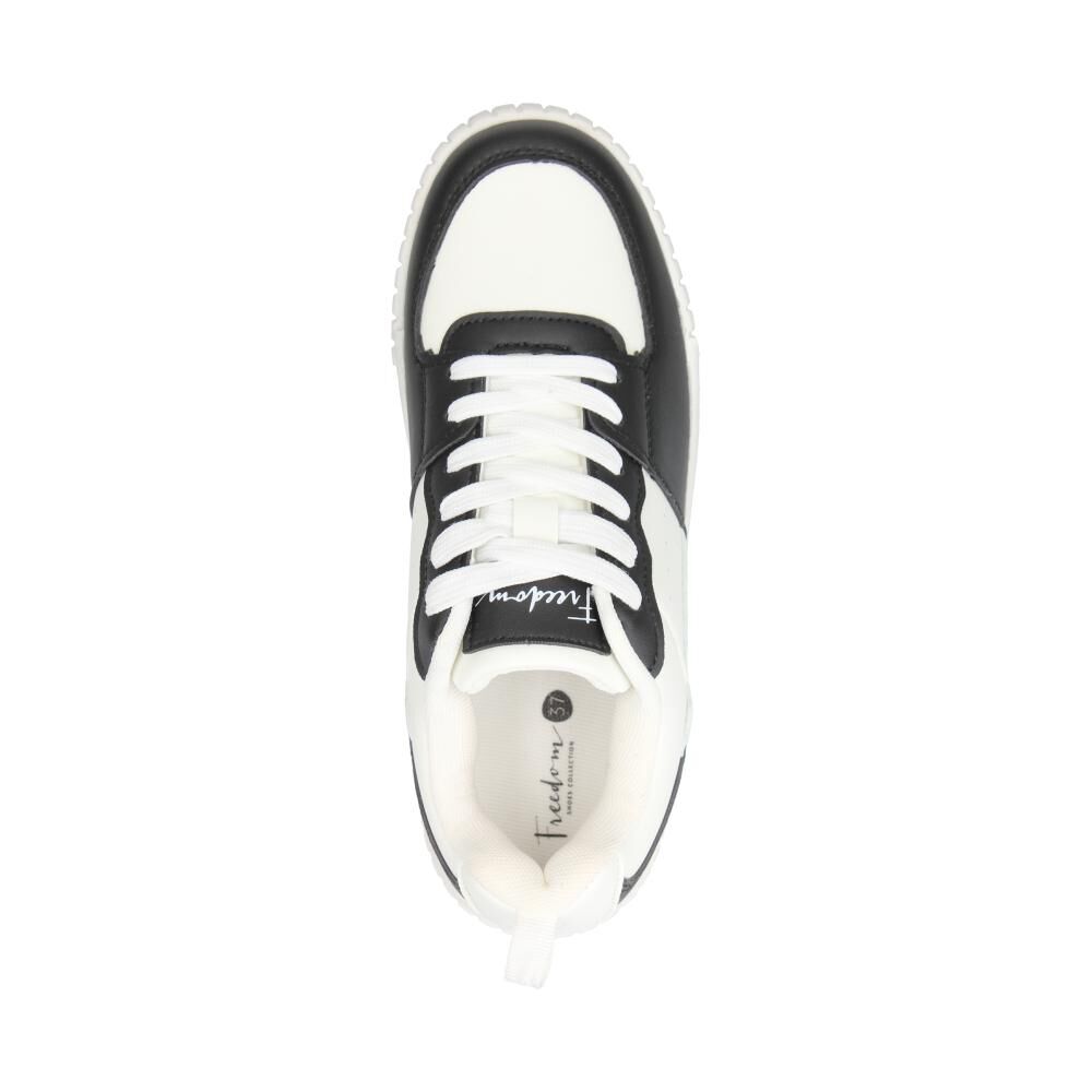 Zapatilla Urbana Mujer Freedom Negro image number 4.0