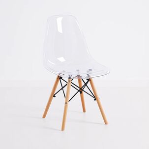 Silla Eames Acrílico Ultraresistente Transparente Silla Eames Acrílico Ultraresistente Transparente