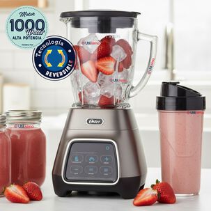Licuadora Oster Programas Autom&aacute;ticos Tecnolog&iacute;a Reversible,t&aacute;ctil Y Vaso Blend-n-go Blstpyg1312xbg