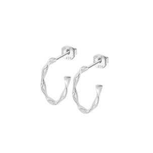 Aros Lp3781-4/1 Lotus Silver Mujer Hoops