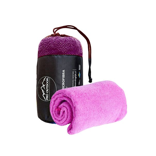 Toalla Microfibra Terry Morada Pro Outdoor