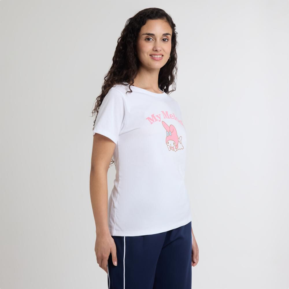 Polera Kuromi Manga Corta Cuello Redondo Mujer Freedom image number 2.0