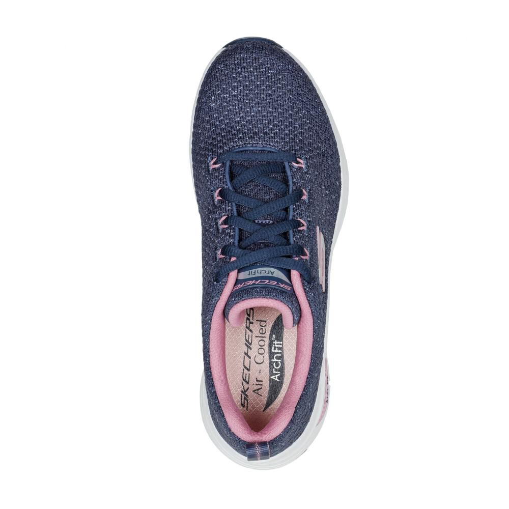 Zapatilla Urbana Mujer Skechers Arch Fit - Glee For All Azul image number 4.0