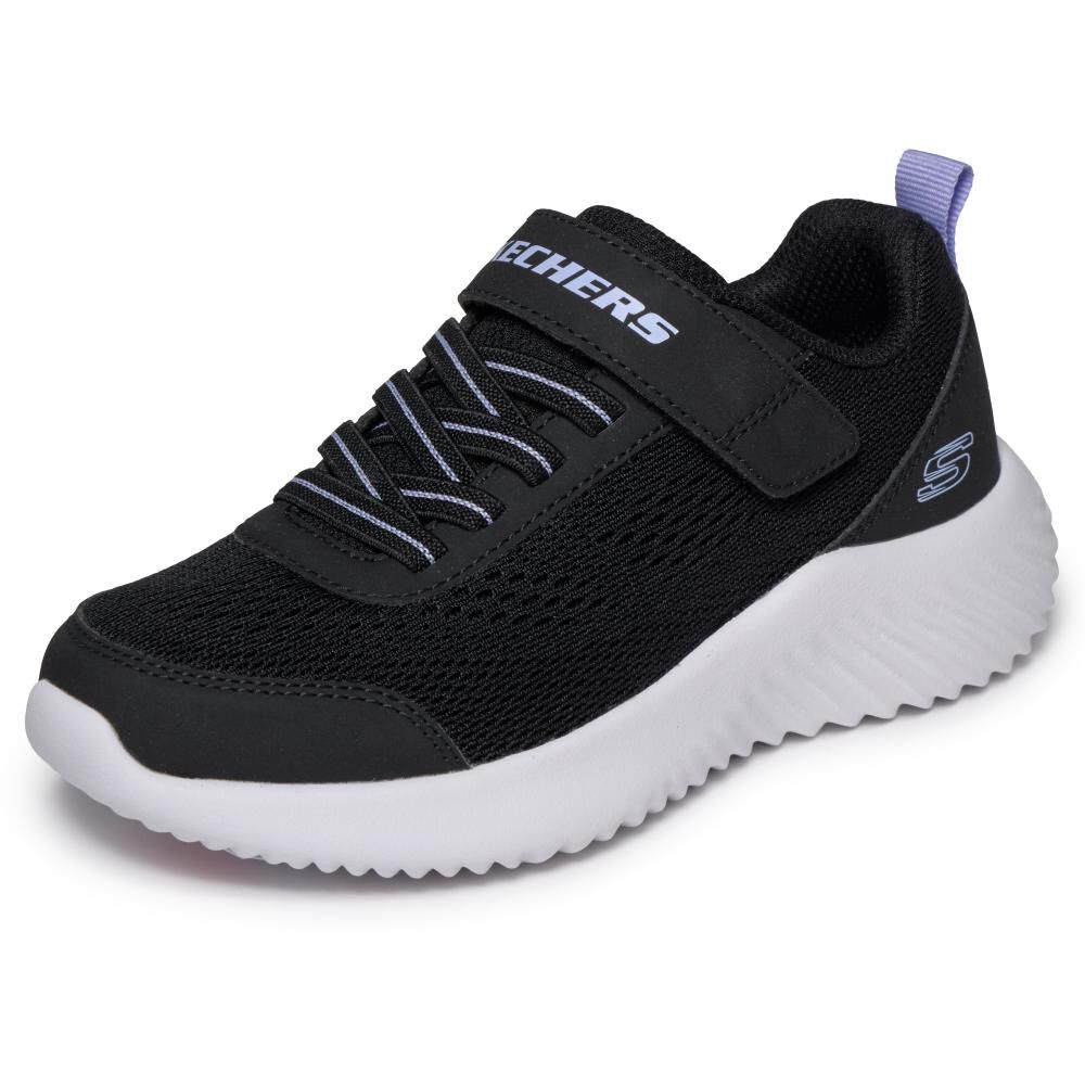 Zapatilla Infantil Ni&ntilde;a Skechers Bounder Blk image number 2.0
