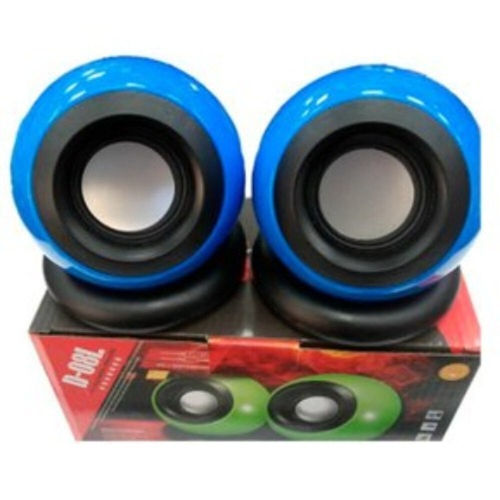 Parlante D-08l Para Pc-notebook (redondo) - Celeste image number 2.0