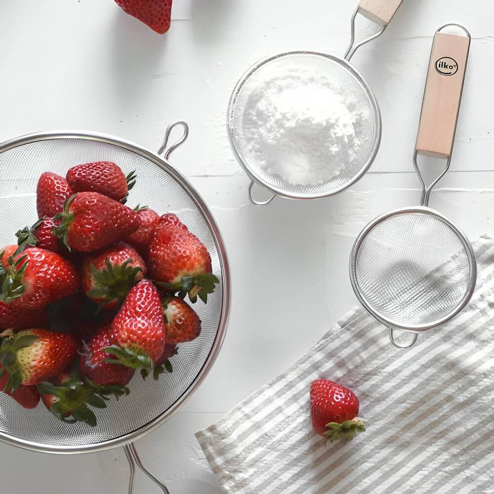 Colador Acero Inoxidable 18 Cm Cl&aacute;sica Ilko image number 2.0