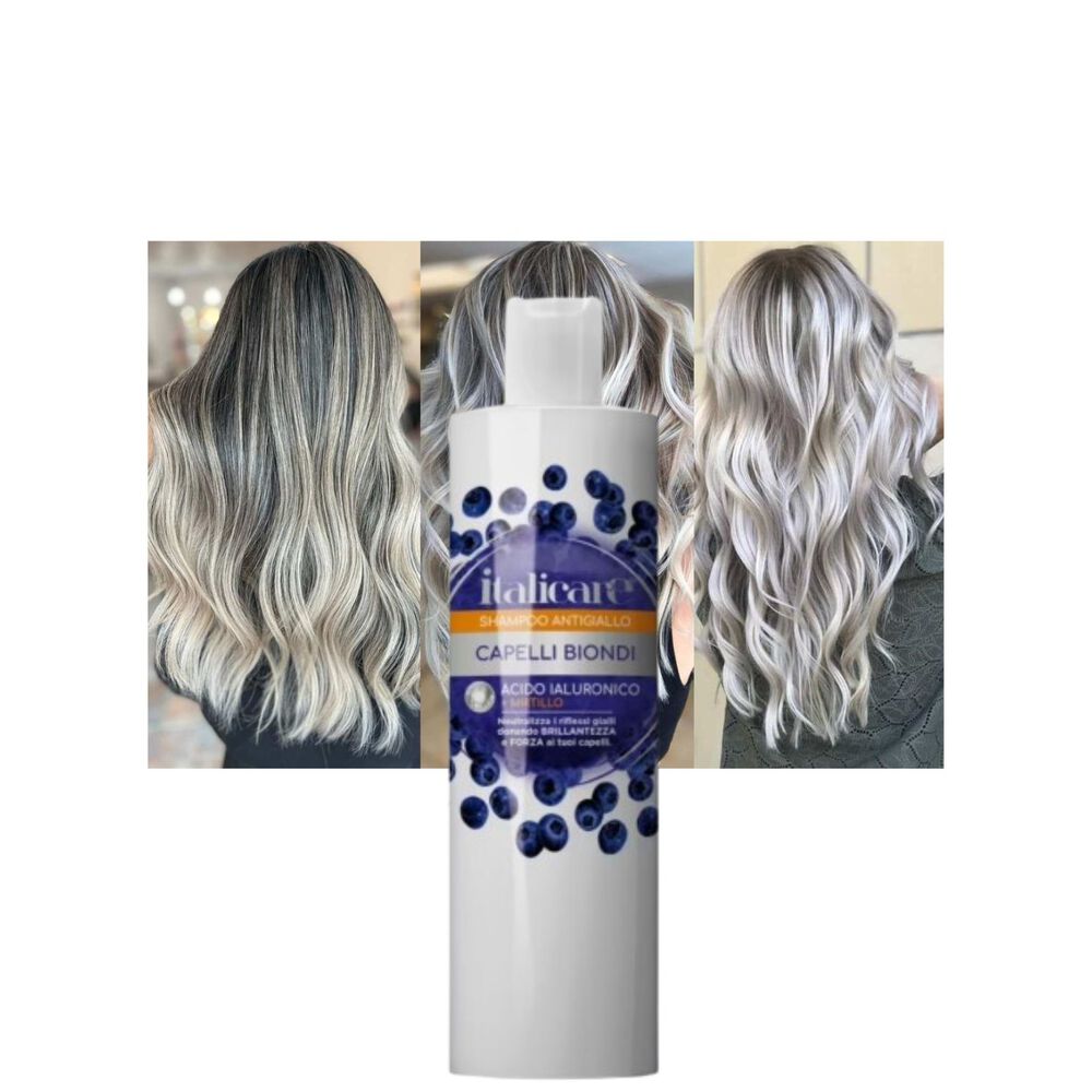 Shampoo Matizador Y Tonalizador Anti Amarillo Italicare 500ml image number 1.0