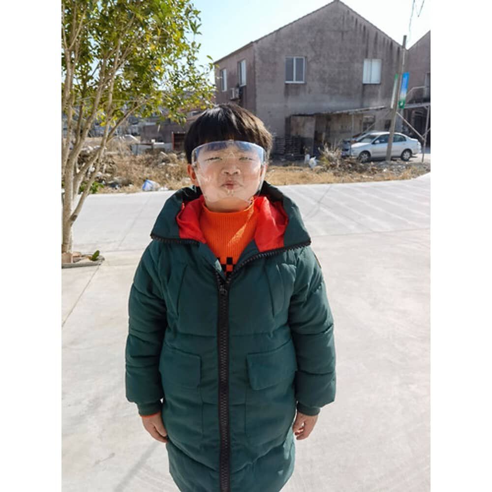 Escudo Rostro Completo Ni&ntilde;os Policarbonato Transparente image number 1.0