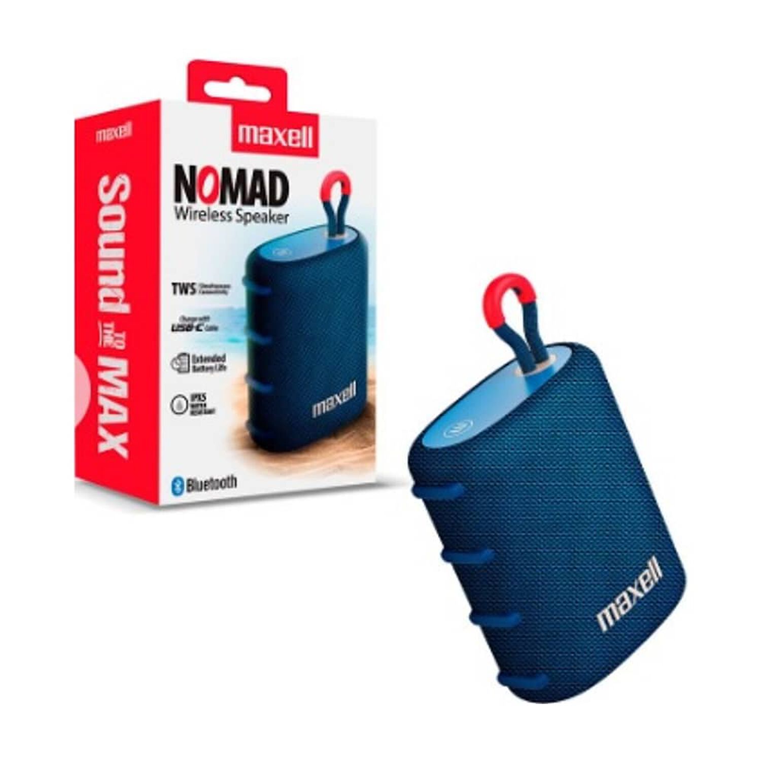 Parlante Bluetooth Maxell Port&aacute;til Bt-nomad image number 2.0