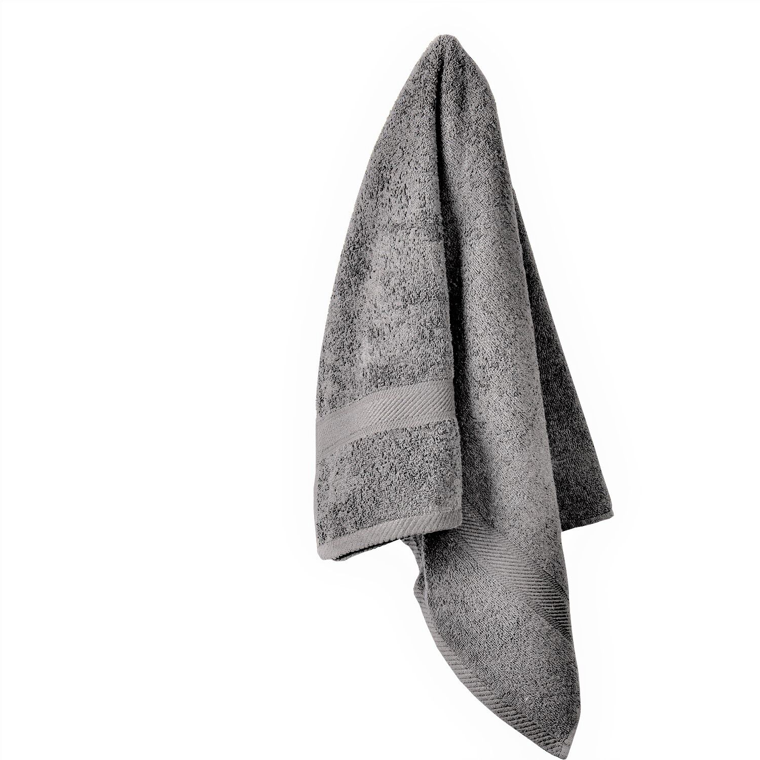 Set 2 Toallas Florentino 100% Algodon Gris image number 0.0