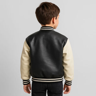 Chaqueta Boomber Varsity Para Ni&ntilde;os