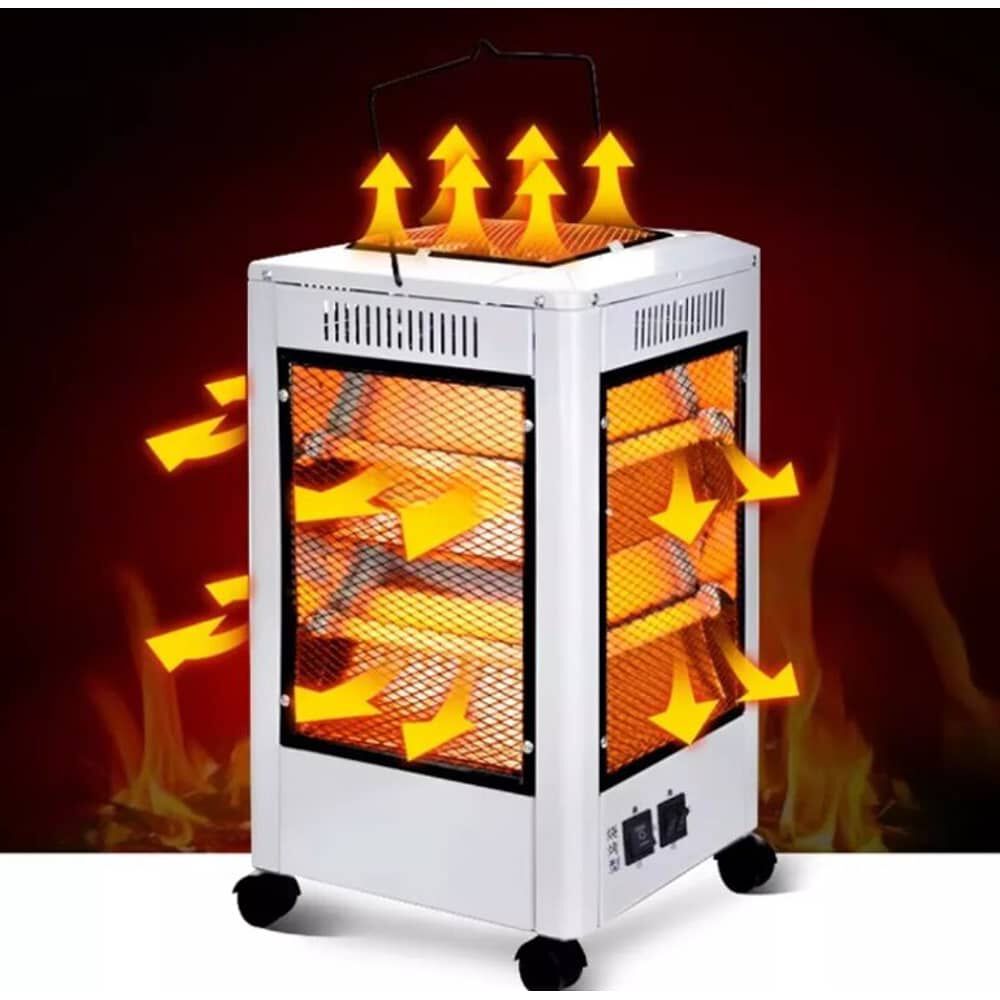 Calefactor Electrico Hogar Cuarzo 5 Caras Infrarrojo 2200w image number 2.0