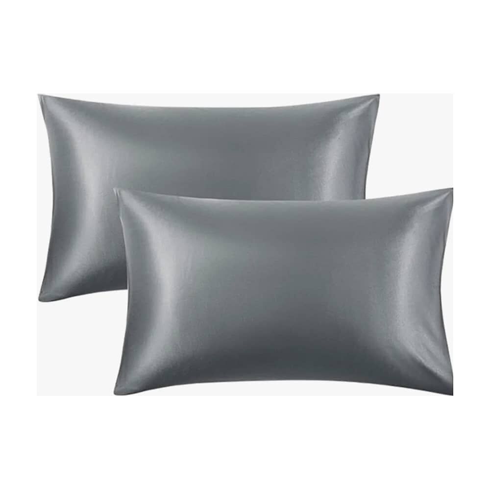 Funda Almohada Satin 76x50 Cm Gris image number 0.0