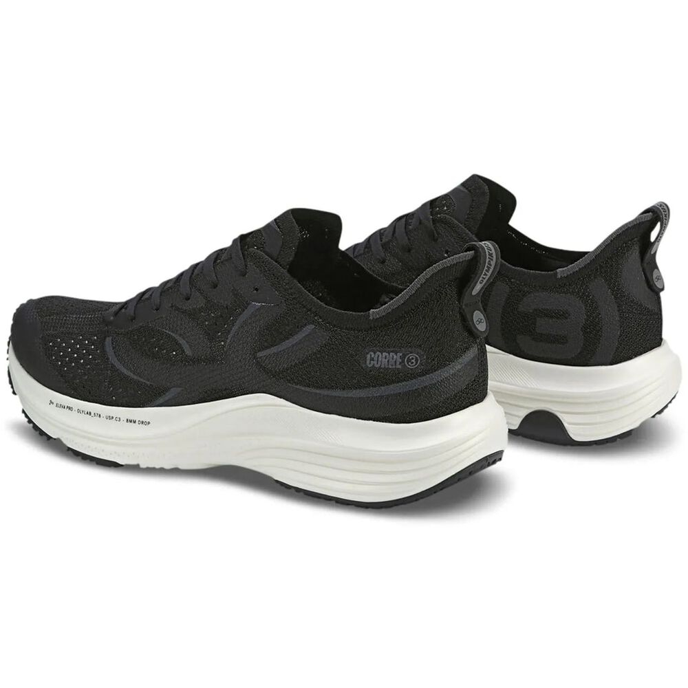 Zapatilla Running Hombre Corre 3 Negro/gris image number 2.0