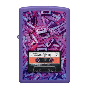 Encendedor Zippo 80s Cassette Tape Morado Zp48521