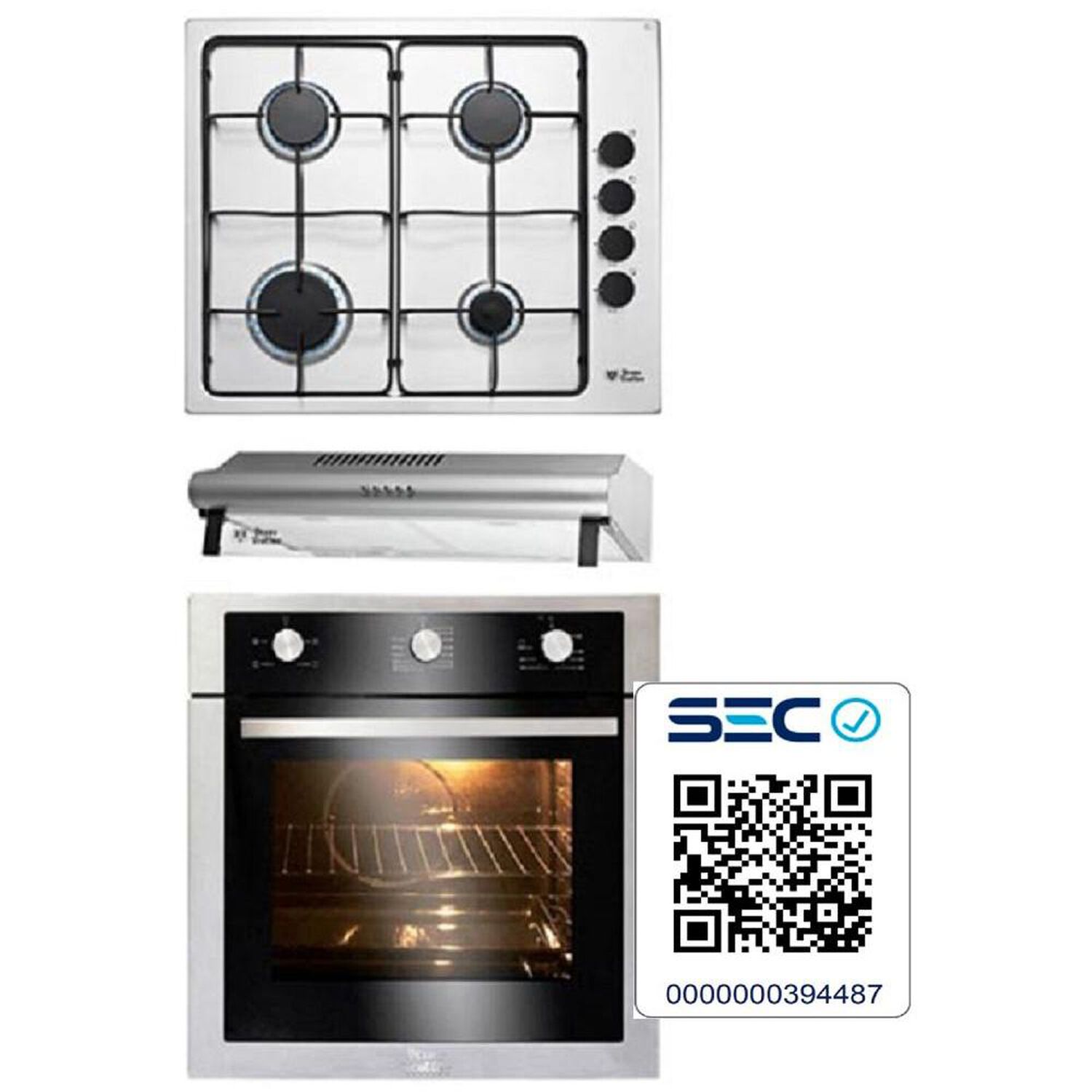 Kit De Cocina Ursus Trotter Horno EPC4 + Encimera G4 + Campana VF 60 / 4 Quemadores image number 5.0