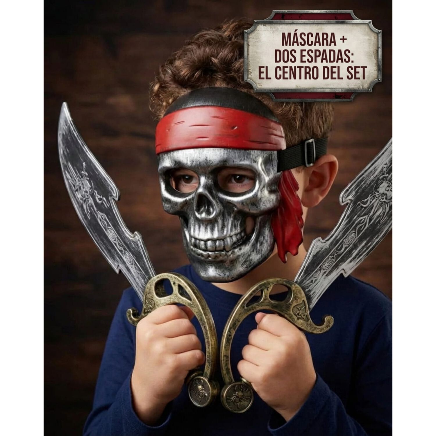 Disfraz Cosplay Pirata Corsario Piratas Infantiles Todos Ni&ntilde;o image number 64.0
