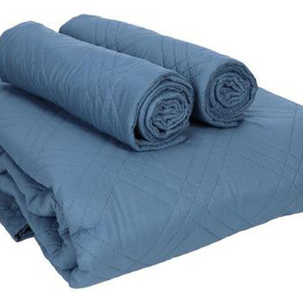 Quilt Andes Liso Azul 2 Plazas image number 4.0