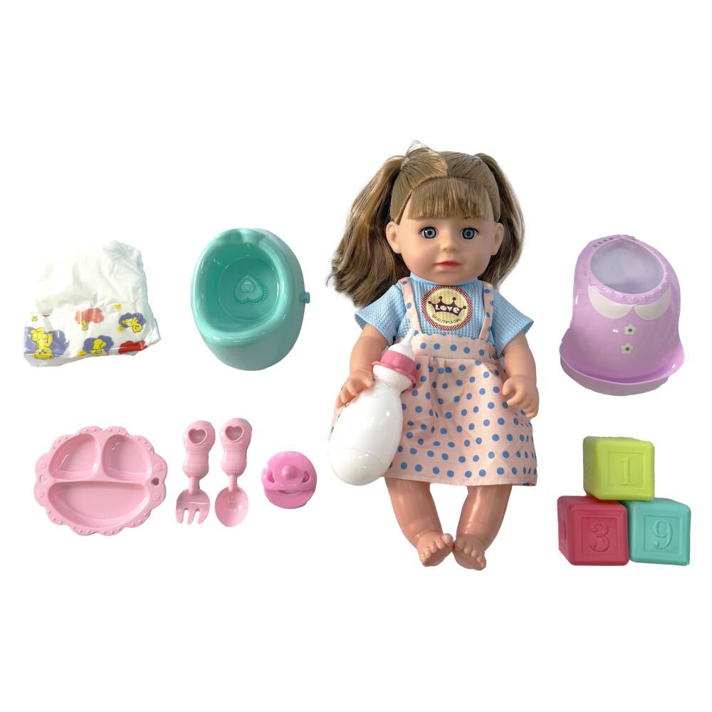 Muñeca Toddler Bostecitos Con Acc 12 Sonidos Ass image number 1.0