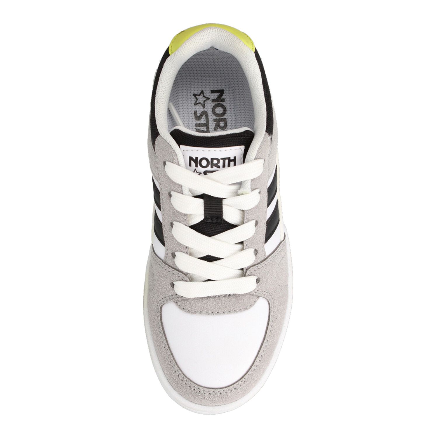 Zapatilla Ni&ntilde;o North Star Hem Gris-amarillo image number 3.0