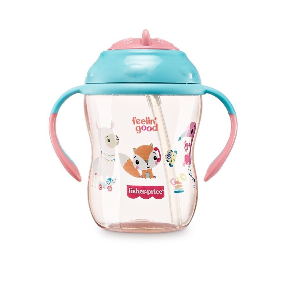 Vaso Bombilla First Moments 270 Ml Fisher Price Rosa Bb1017 image number 0.0