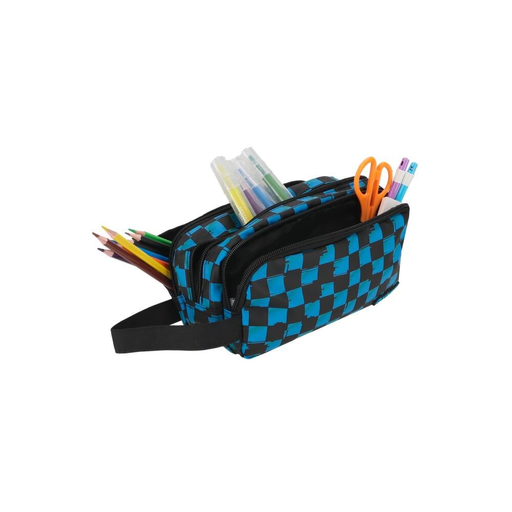 Estuche Xtrem University+ 6xt Ajedrez Azul image number 3.0