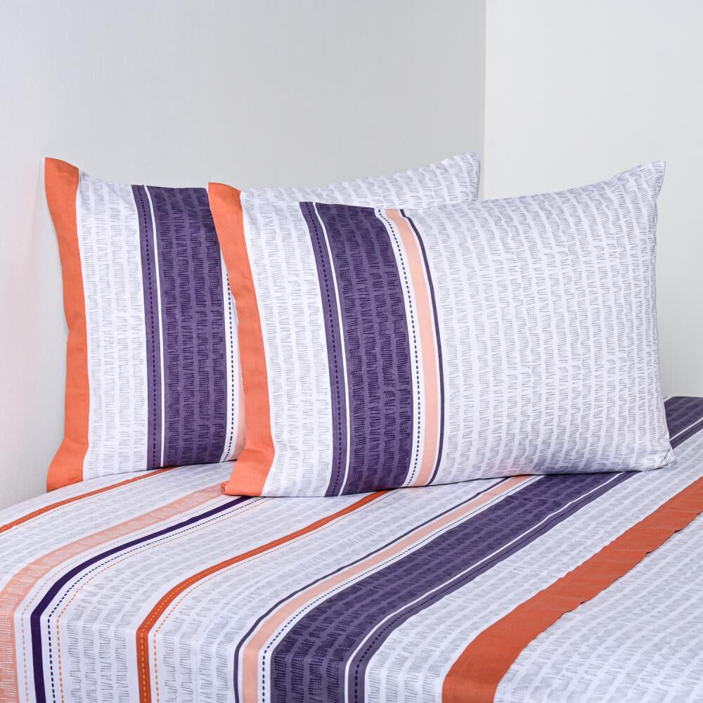 Juego De S&aacute;banas American Family By Cannon Loden / 2 Plazas / 144 Hilos image number 0.0