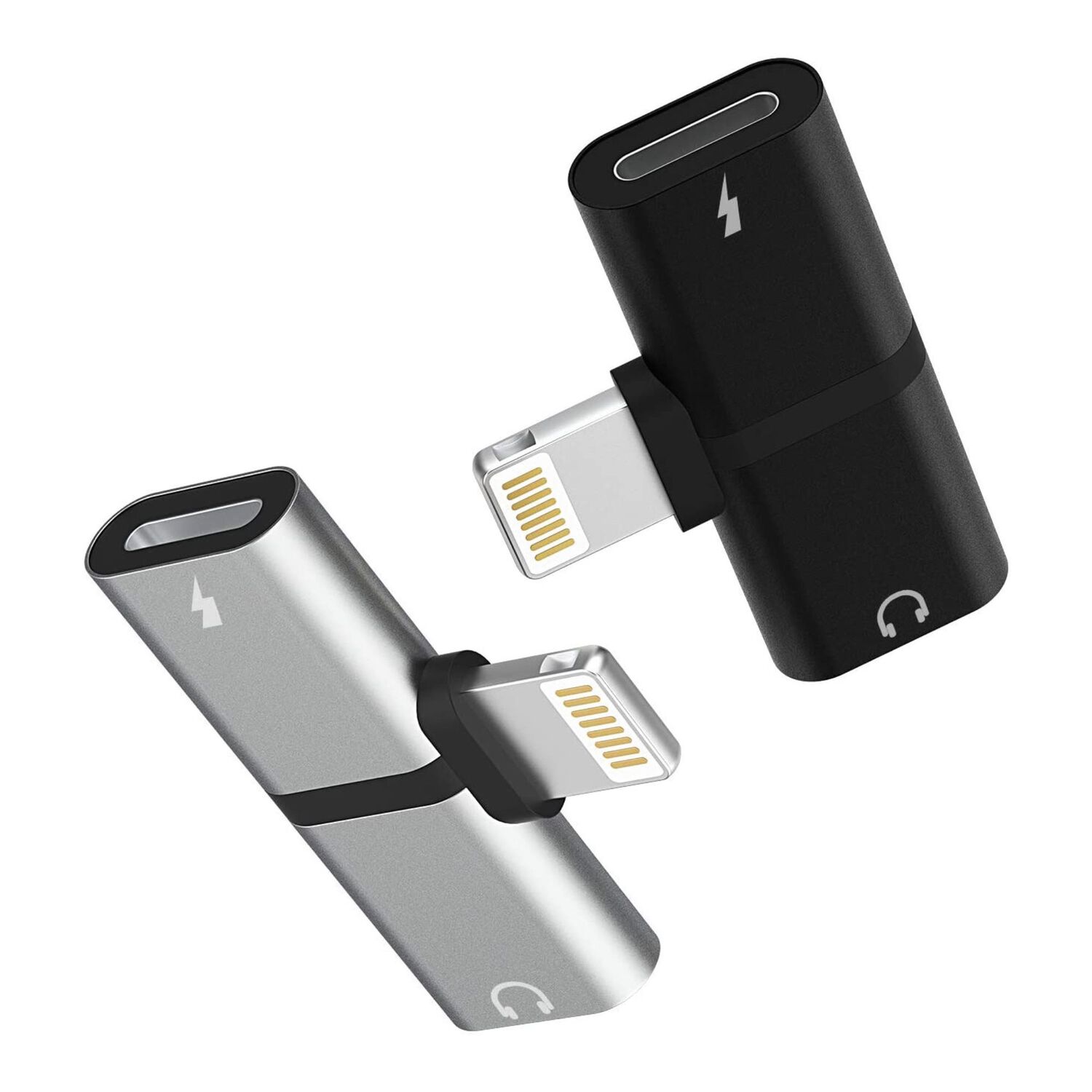 Adaptador Splitter Lightning Audio Y Carga 2 En 1 Iphone image number 1.0