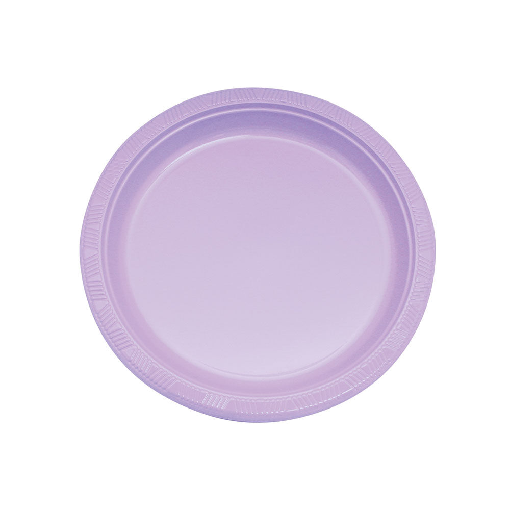 Set 10 Platos 22 Cm Lila Big Party image number 0.0