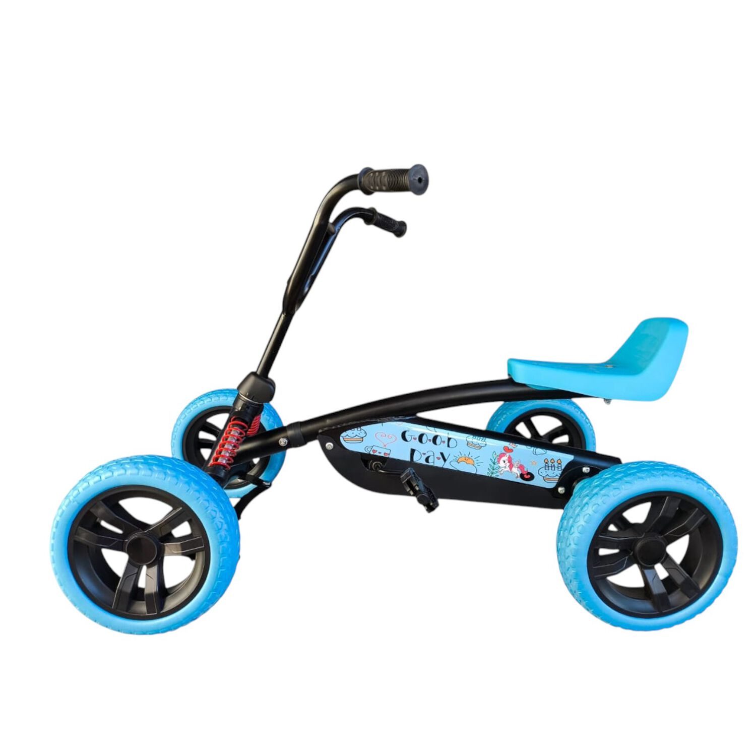Gokart Racing Con Pedales Celeste image number 4.0