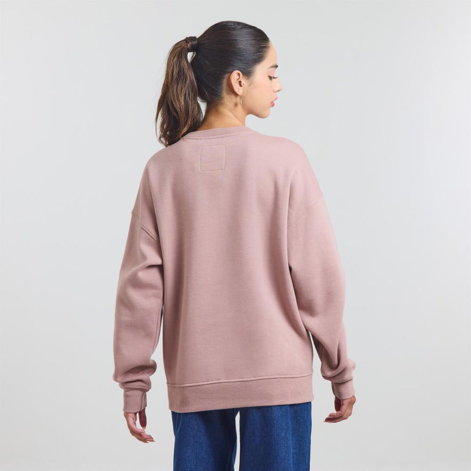 Poler&oacute;n Estampado Regular Cuello Redondo Mujer Freedom image number 3.0