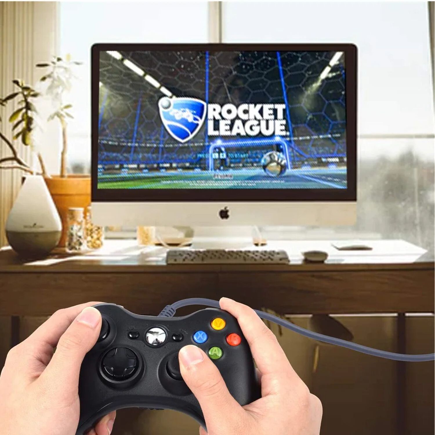 Joystick Usb Para Xbox 360 & Pc Wired Edition X-360 Black image number 3.0