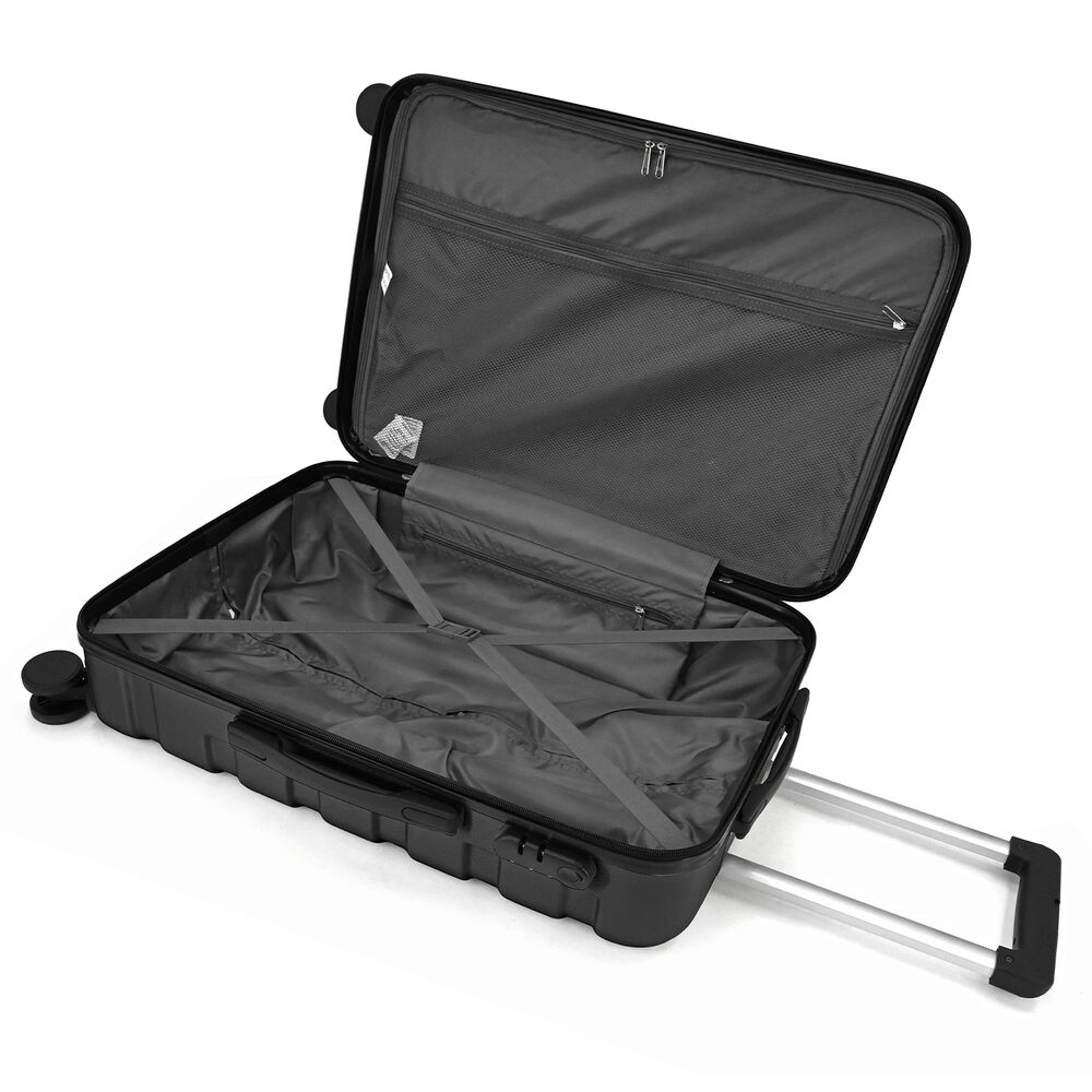 Maleta R&iacute;gida Danubio L 23 Kg Negra image number 4.0