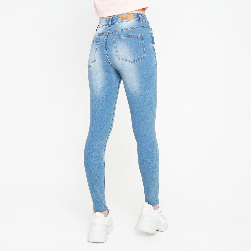 Jeans Mujer Tiro Alto Skinny Freedom