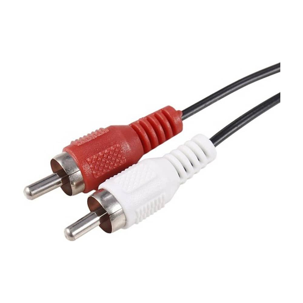 Cable Audio Rca A Jack 2 X 1 3.5 Mm Salida Auxiliar. Aux. Macho Plug image number 1.0