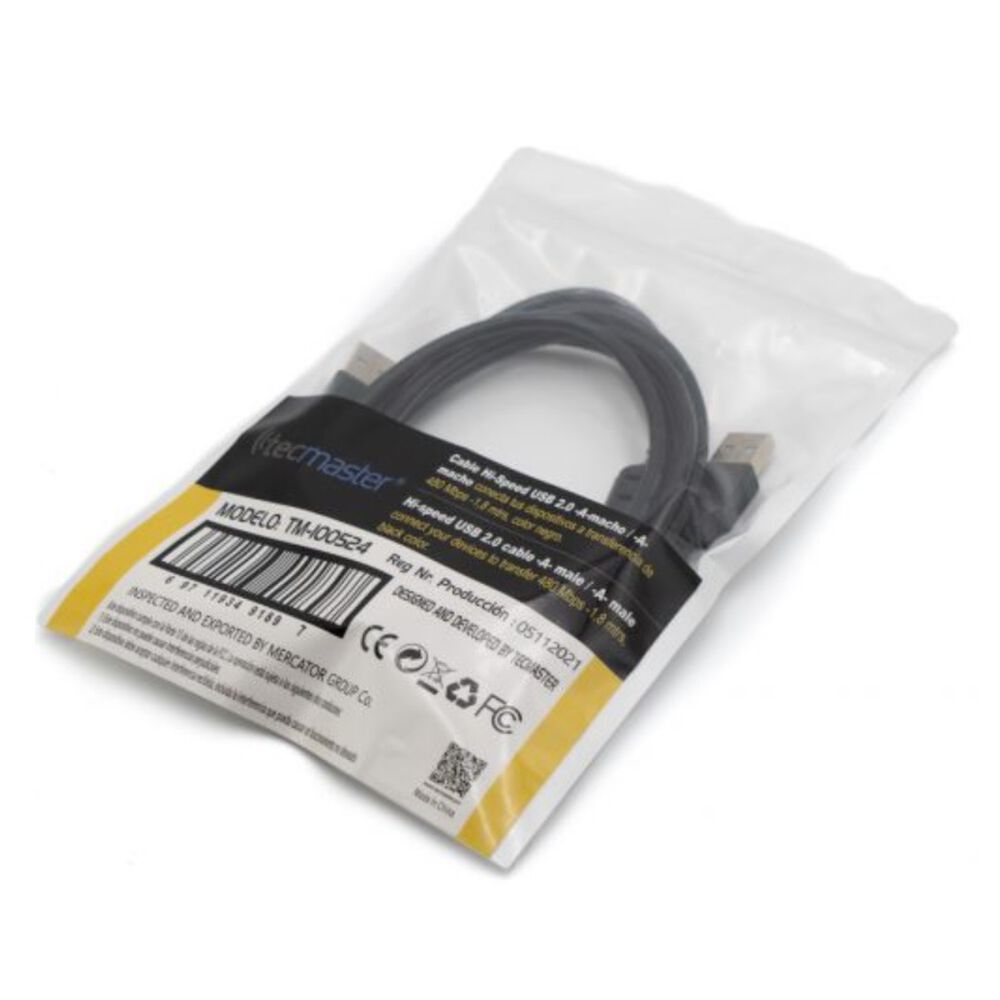 Cable Usb A Usb 2.0 A Macho / A Macho 1.8 Mts image number 1.0