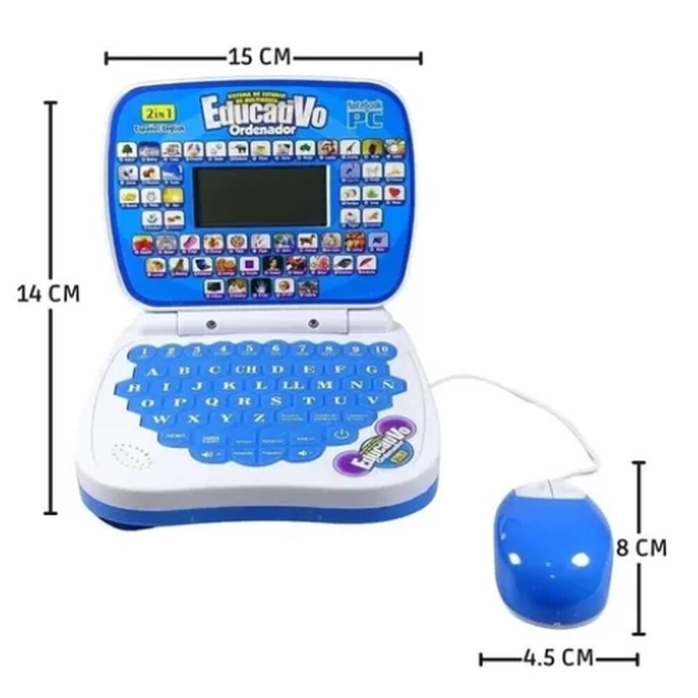 Computador Didactico Juguete Infantil Interactivo Para Niños image number 2.0