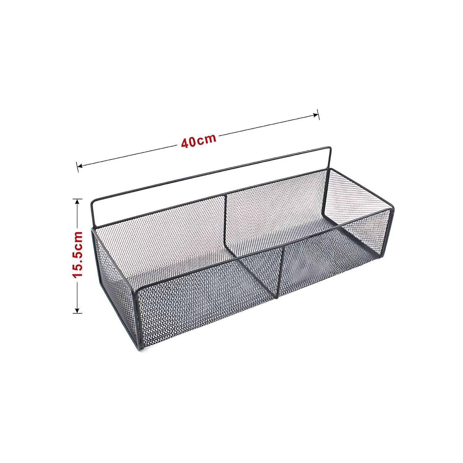 Organizador Canastilla Met&aacute;lico 40 Cm Almacenamiento Hogar image number 2.0