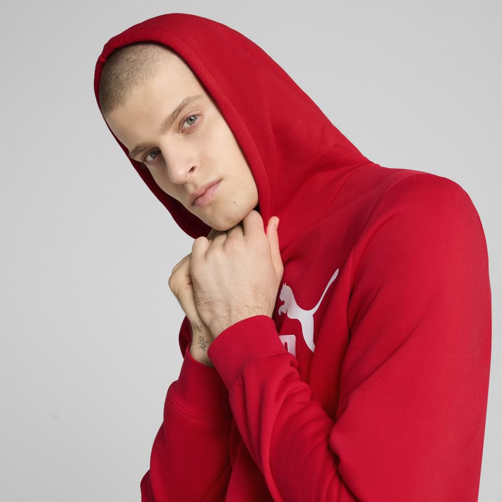 Poleron Deportiva Ess No. 1 Logo Hoodie Fl image number 4.0