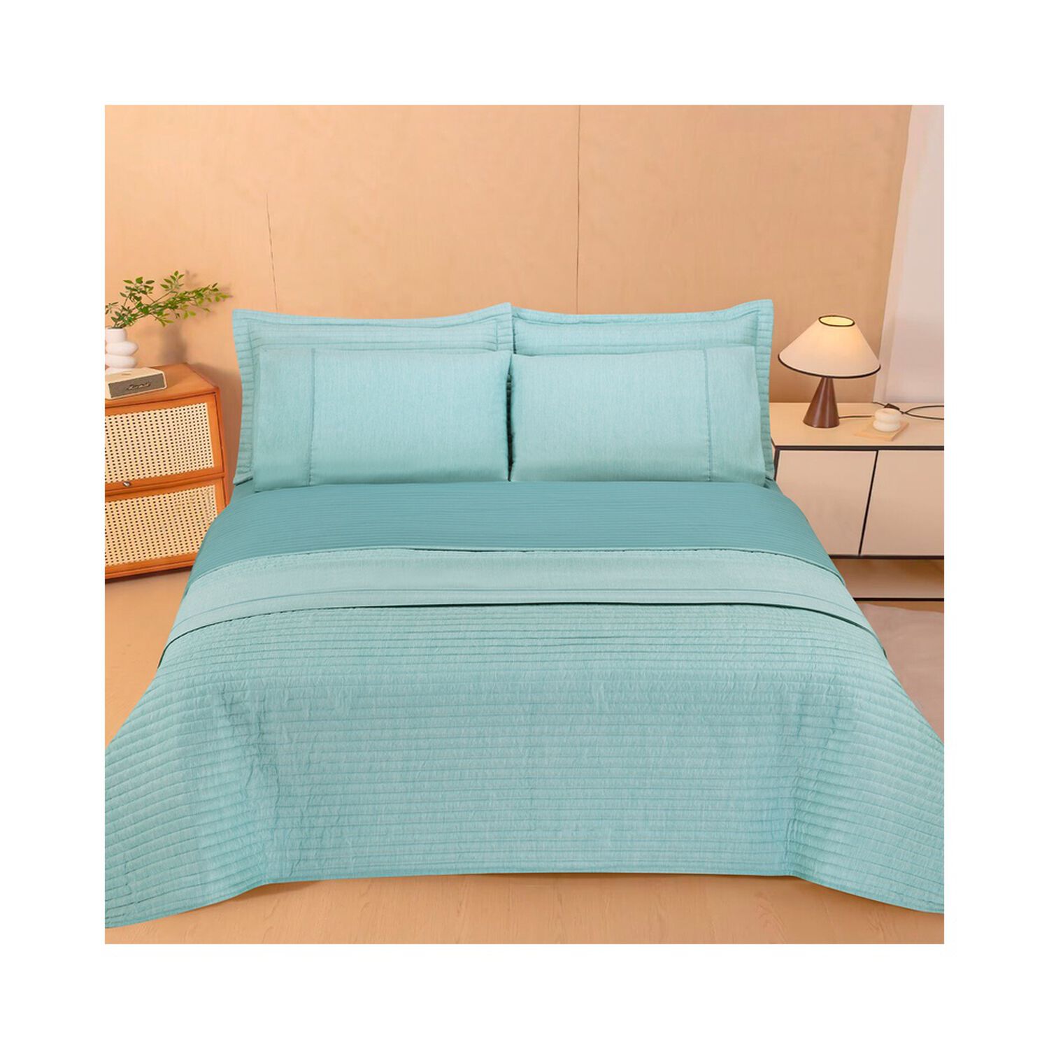 Set Andes Cationic Turquesa 2 Plazas image number 1.0