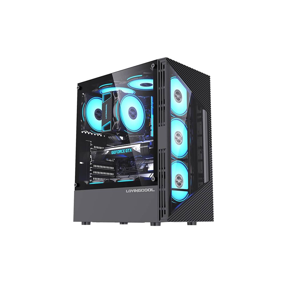 Gabinete Gamer Atx/m-atx/itx + Fuente 500w + 3 Ventiladores Rgb image number 0.0
