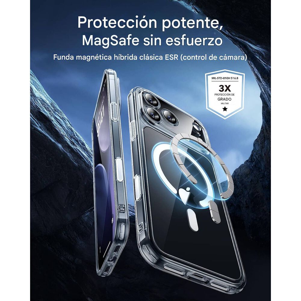 Para Iphone 17 Pro - Pack: Carcasa Magsafe + Vidrio Templado image number 2.0