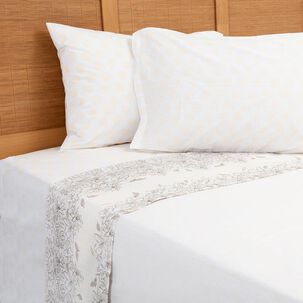 S&aacute;bana Mashini 180 Hilos King Flora