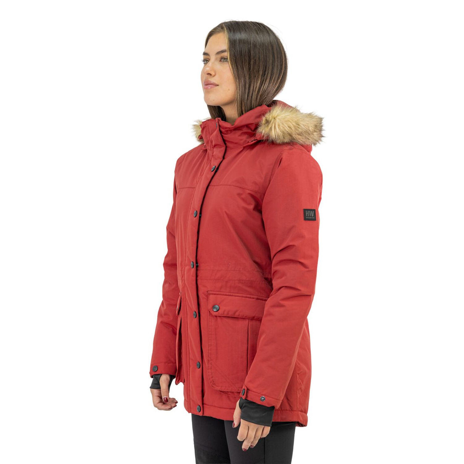 Parka Hw Kodiak Mujer Cabernet image number 1.0