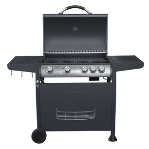 Parrilla Gas Indiana 4 Quemadores + Quemador Lateral
