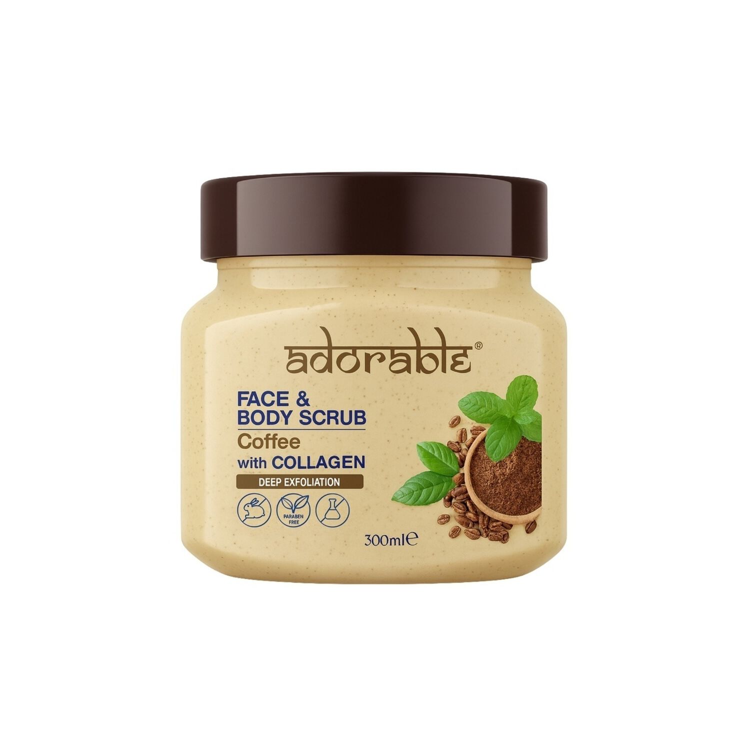 Adorable Exfoliante Caf&eacute; & Colageno 300 Ml image number 0.0
