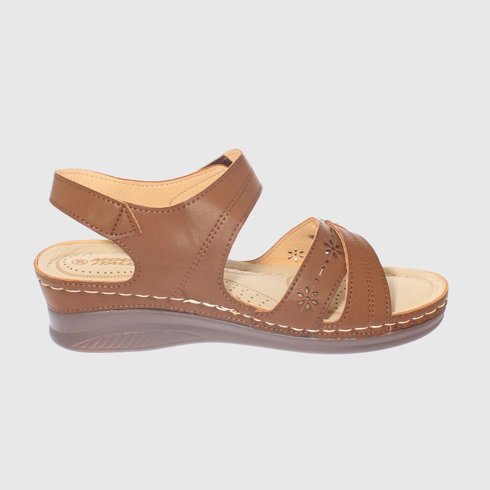 Sandalia Confort Caf&eacute; Modelo Italiano Art. 5ask76614brown image number 3.0