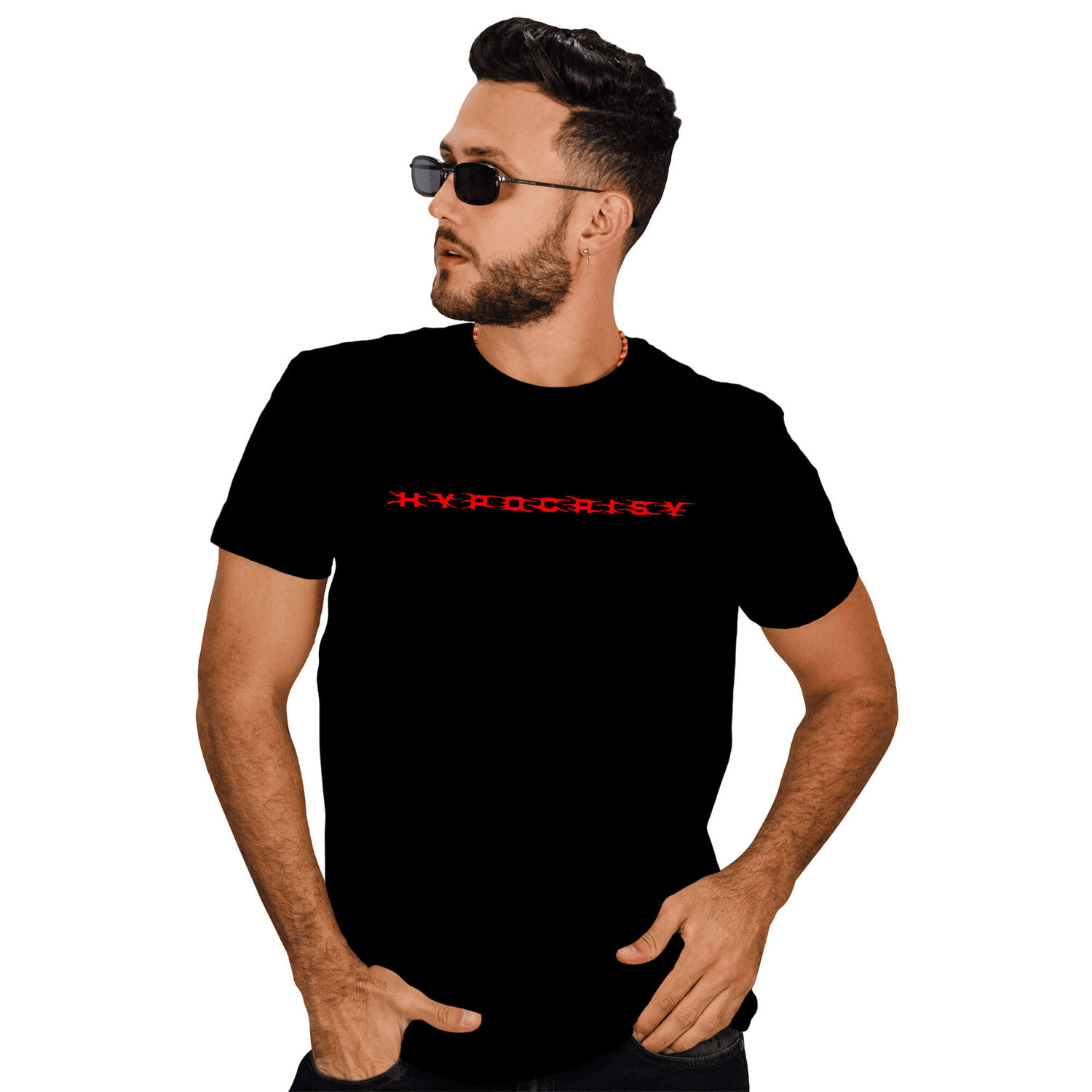 Polera Hombre Hypocrisy Metal Rock image number 0.0