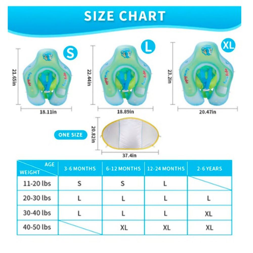Flotador De Nataci&oacute;n Para Beb&eacute;s Con Toldo Para El Sol Xl image number 1.0